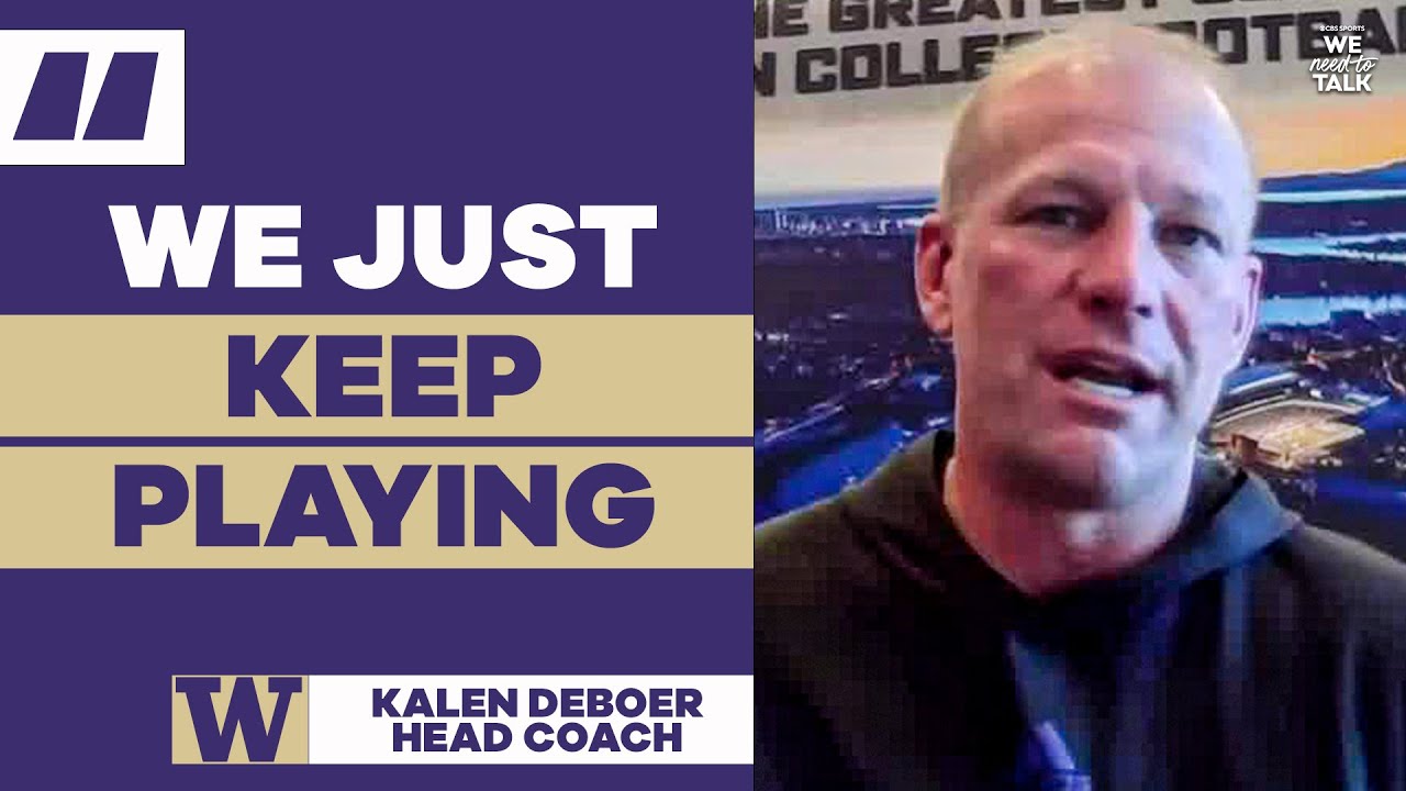 Head Coach Kalen DeBoer on His Tough Huskies Team | WNTT