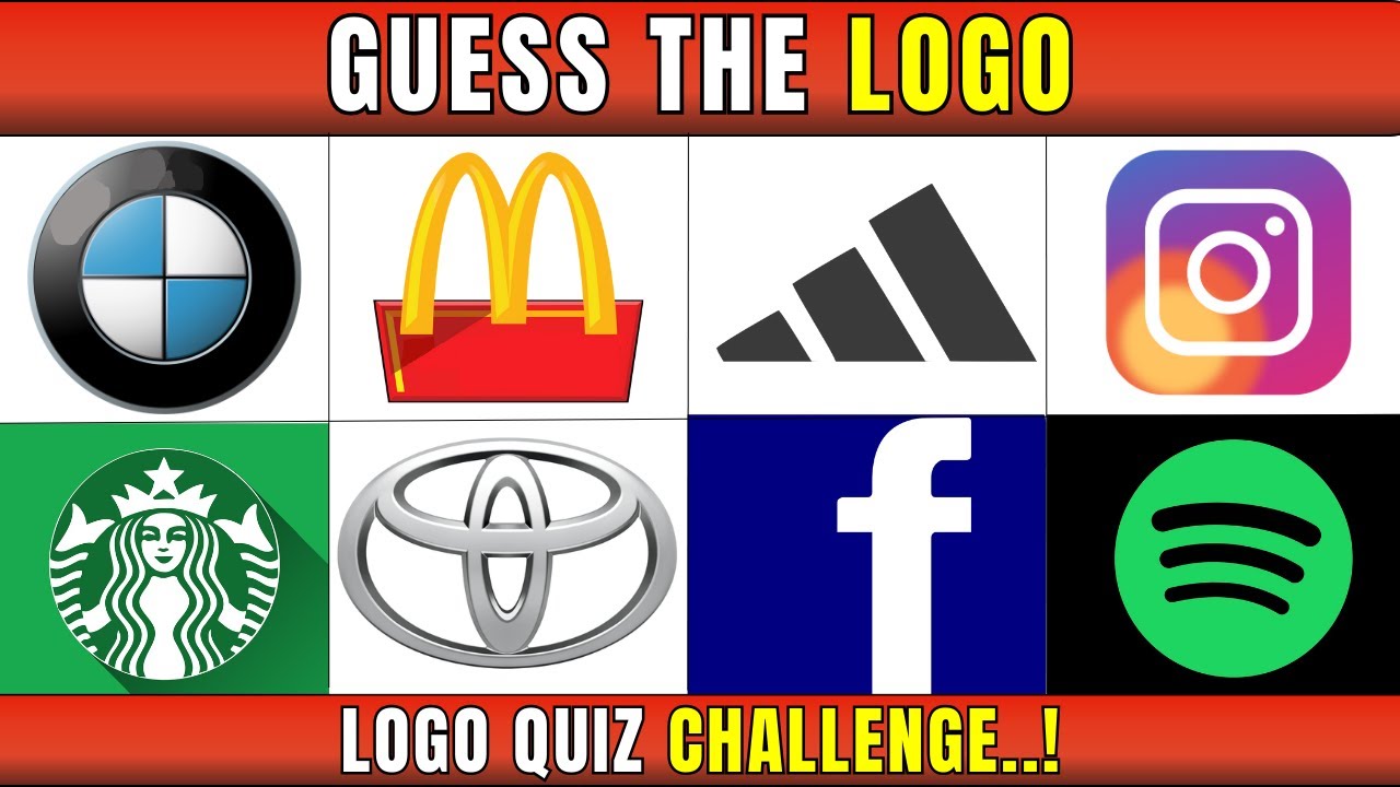 Can You Guess These Famous Logos? 🤔 | Fun Logo Quiz Challenge!