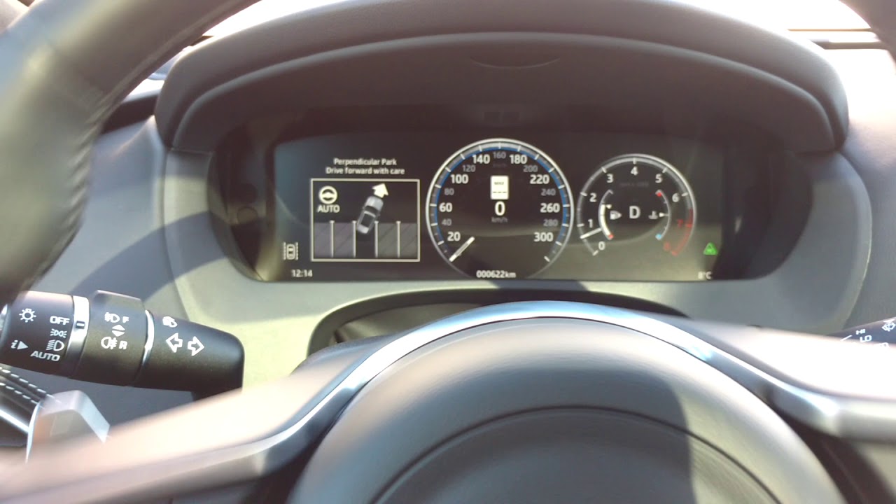 How to use Jaguar park assist on 2017 Jaguar F Pace