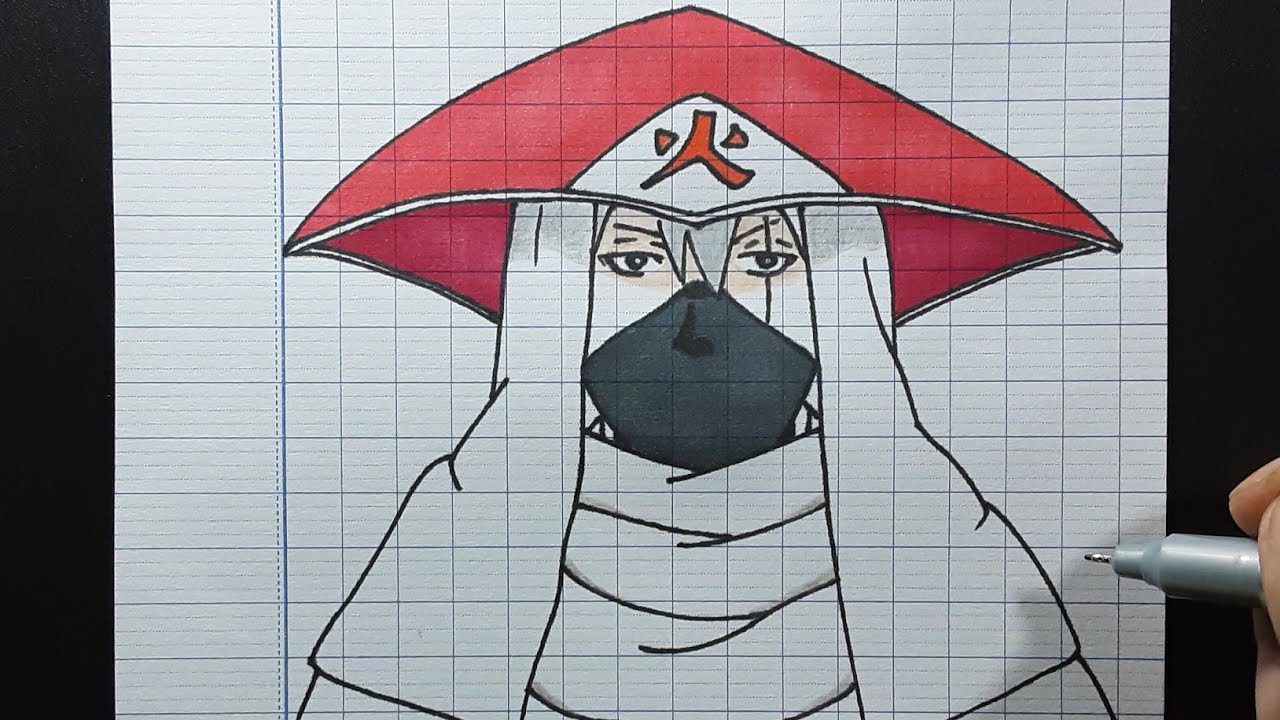 cách vẽ Kakashi Hokage