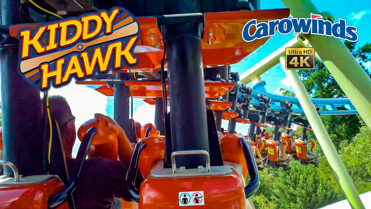 2021 Kiddy Hawk Roller Coaster On Ride 4K POV Carowinds