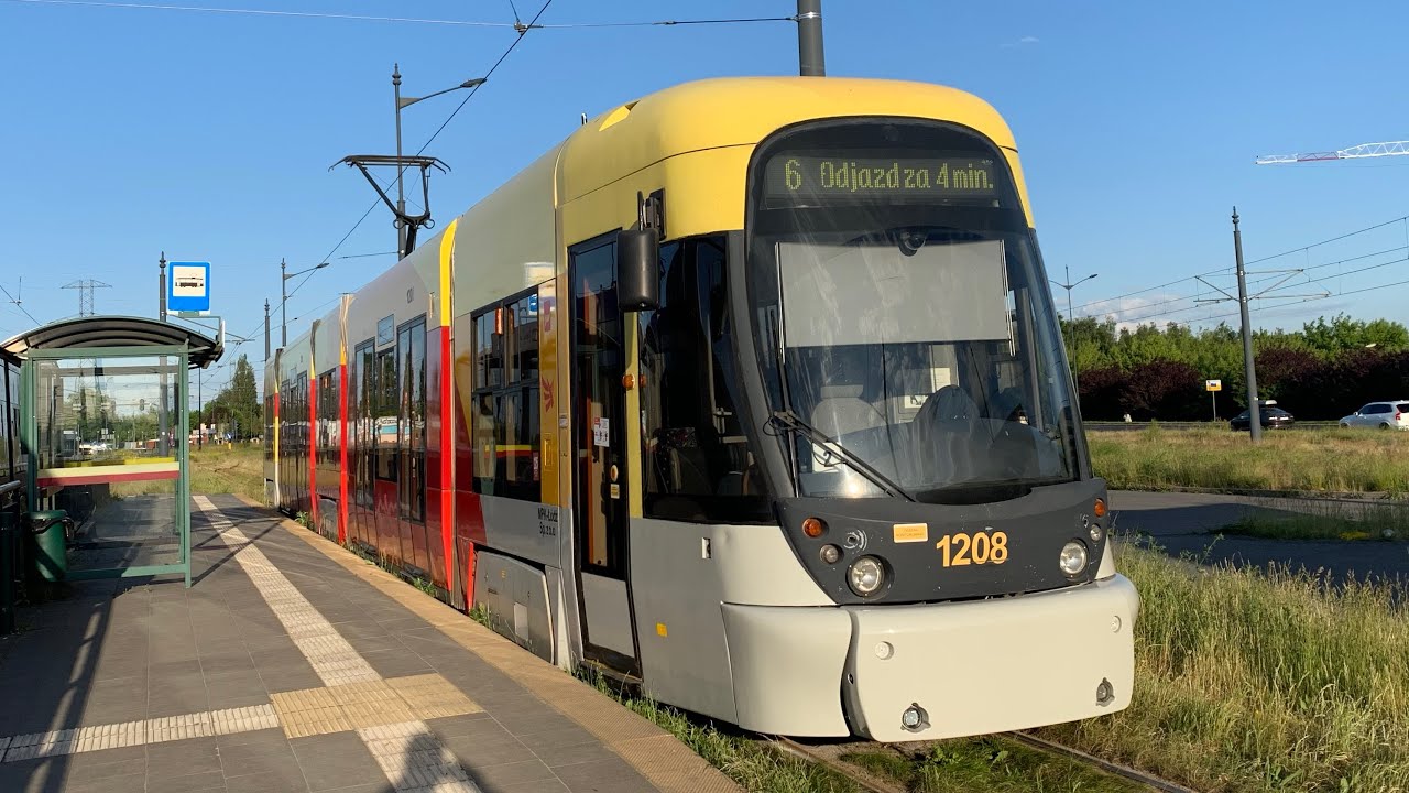 Bombardier Cityrunner #1208 🛠️ - MPK Ł&oacute;dź linia 6 🚊