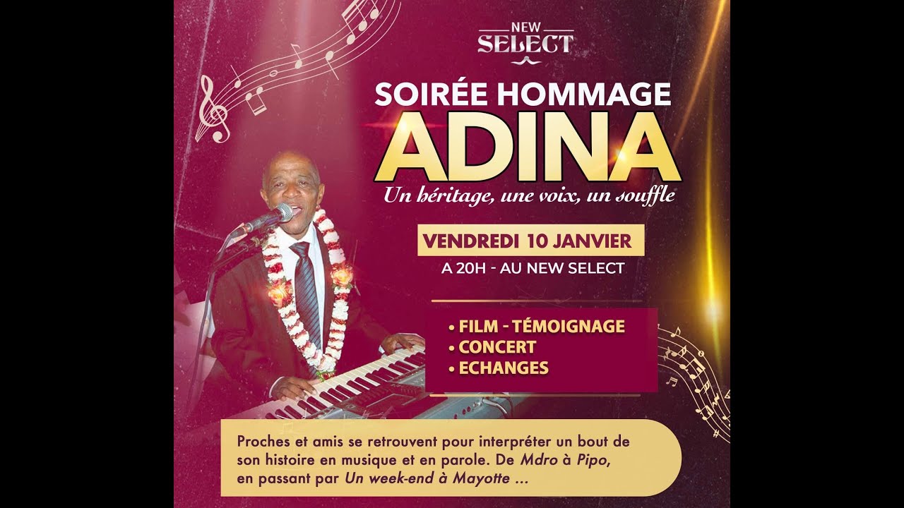 SOIREE HOMMAGE A ADINA au New Select