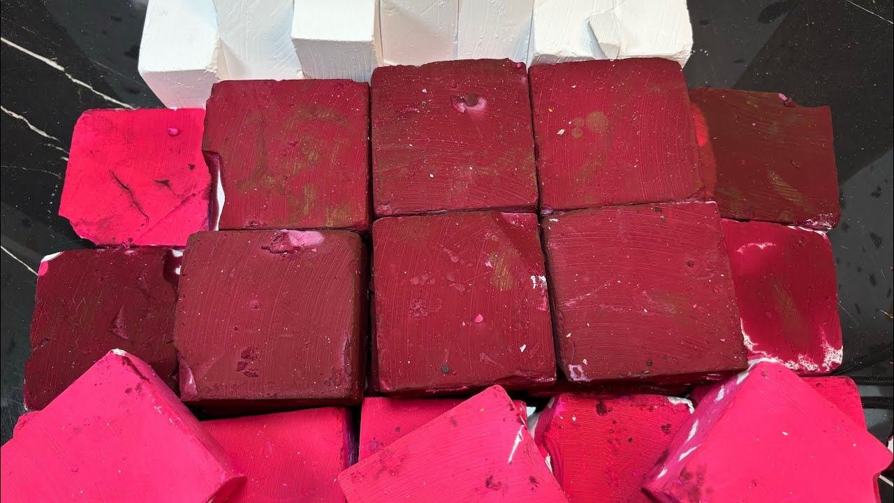 Dusty Dyed Blocks | Oddly Satisfying 