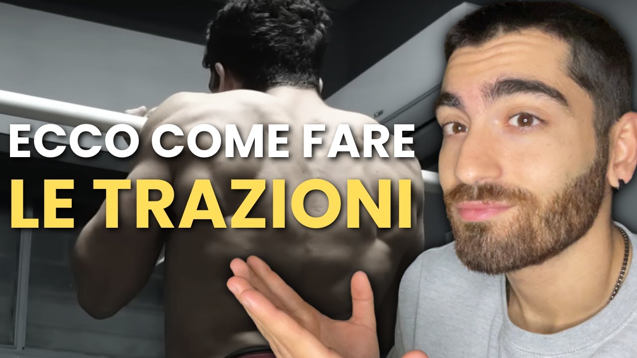 GUARDA QUESTO VIDEO SE VUOI MIGLIORARE LE TUE TRAZIONI