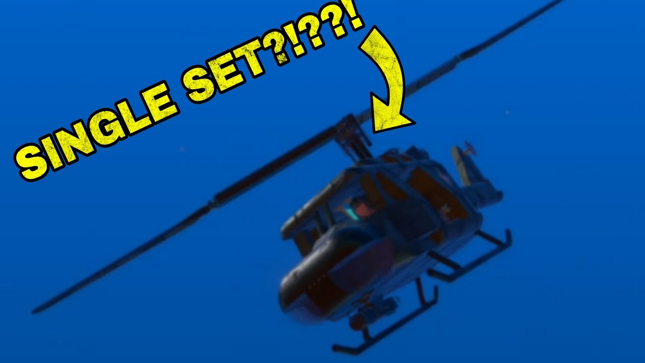 How to make a helicopter that uses a single set of blades