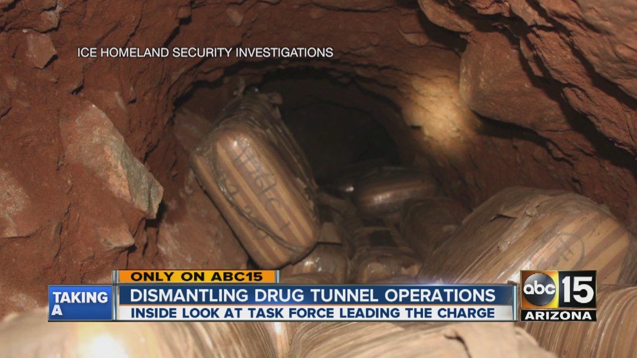 Dismantling drug tunnel operations