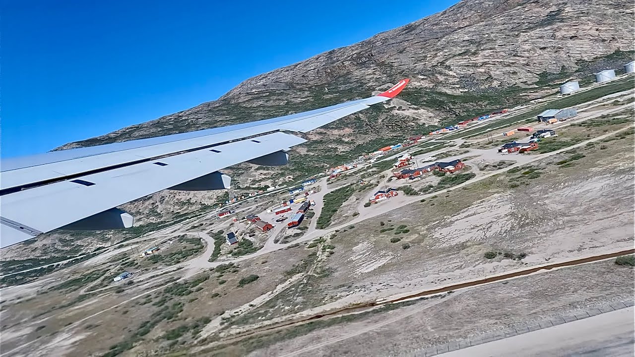 Air Greenland A330-800 Takeoff from Kangerlussuaq
