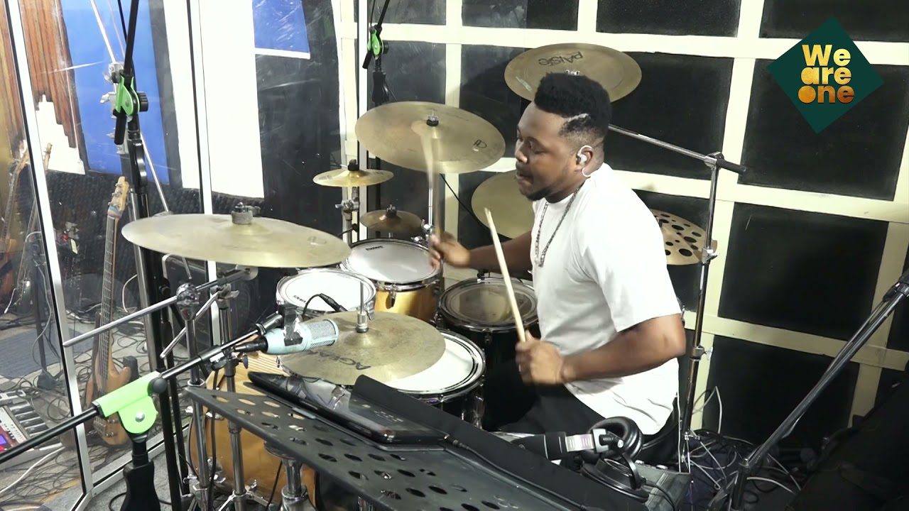 Ye nko of Jean Capilou Drum performance by David YOLEK at We are One Concert