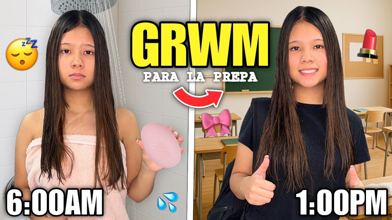 GRWM PARA IR A LA PREPARATORIA!!🏫🍎