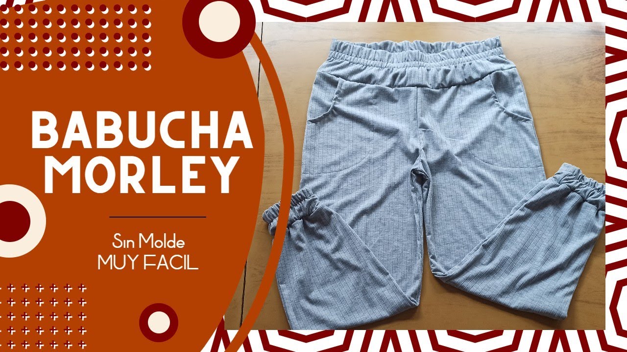 Como hacer un PANTALON BABUCHA ,sin MOLDES y súper fácil..!