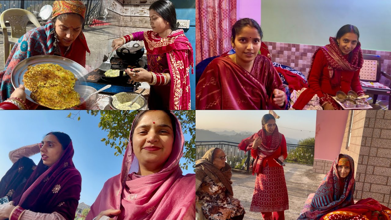 नई देवरानी जी ने बहनजी के लिए ये क्या बनाया 😋#twins #himachal #village 