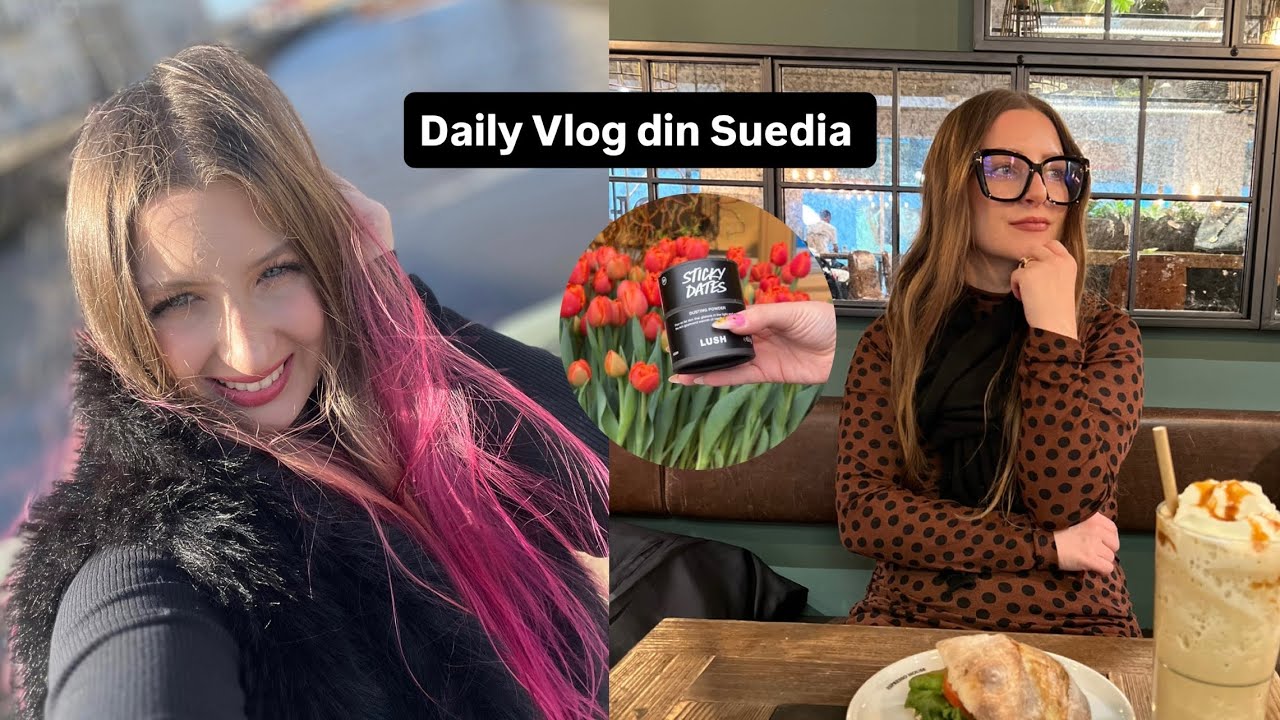 Daily Vlog | Shopping în Suedia | Pudra virală de pe TikTok | Haul & Favorite de păr