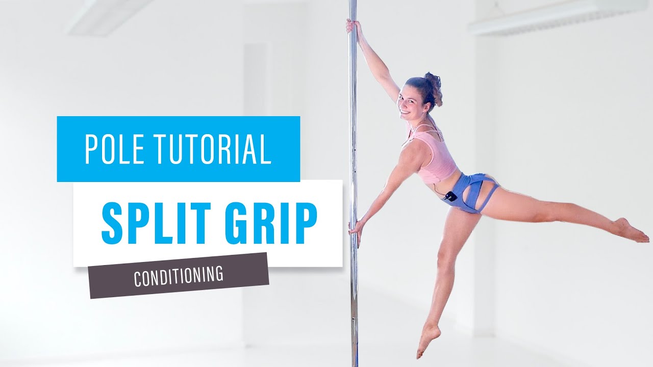 Build strength for your split grip hold // pole dance conditioning
