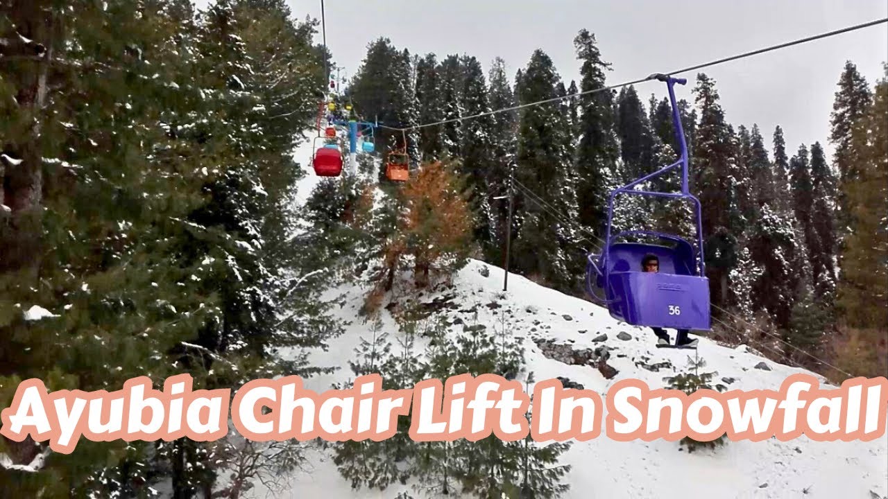 Ayubia Chair Lift in Snowfall | Muhammad Farooq | @mmfarooq7861