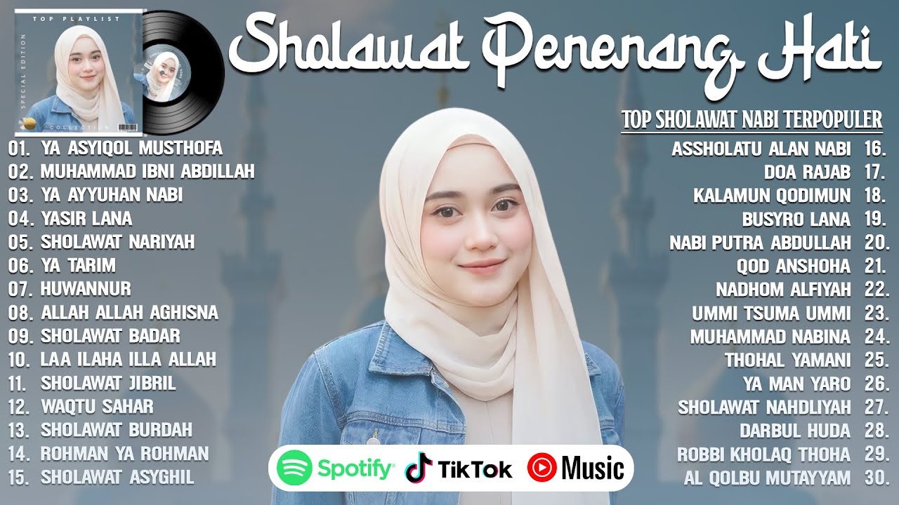 SHOLAWAT NABI TERBARU 2026 PENYEJUK HATI (LIRIK) SHOLAWAT NABI MERDU TERPOPULER PALING ENAK DIDENGAR