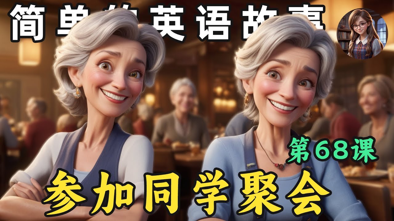 开始理解英语听力 🎧简单英语故事（同学聚会）第68课（English Listening）