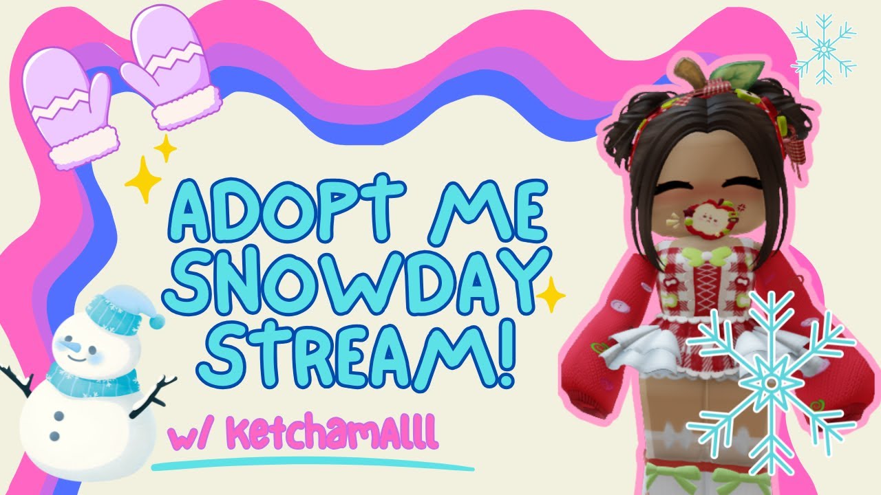 Live 🔴 | Snow Day #adoptme Stream 💙