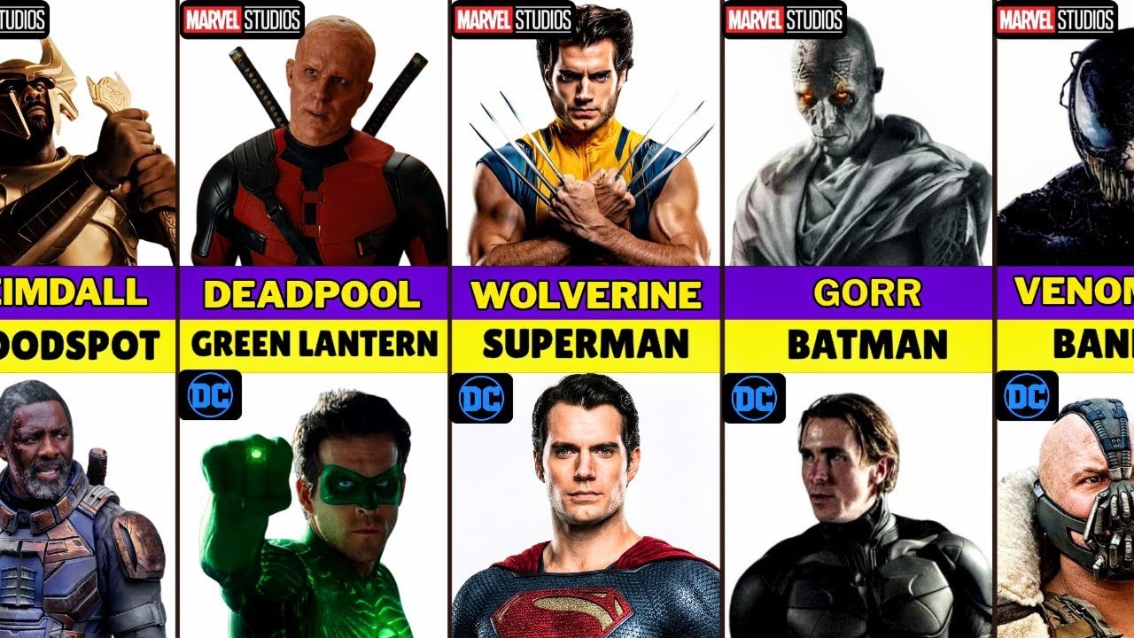 Every Actor Who has been in both Marvel and DC 🍿