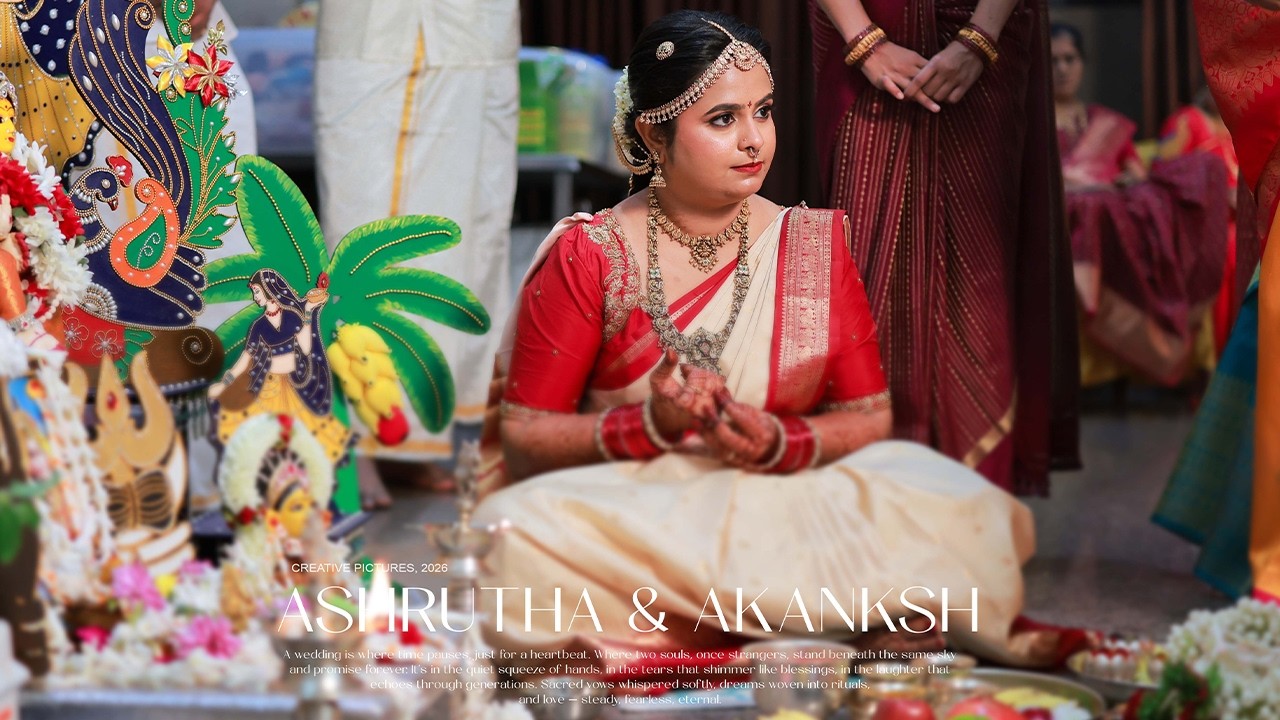 Sacred Vows  - Ashrutha & Akanksh - Wedding Film by Creative Pictures