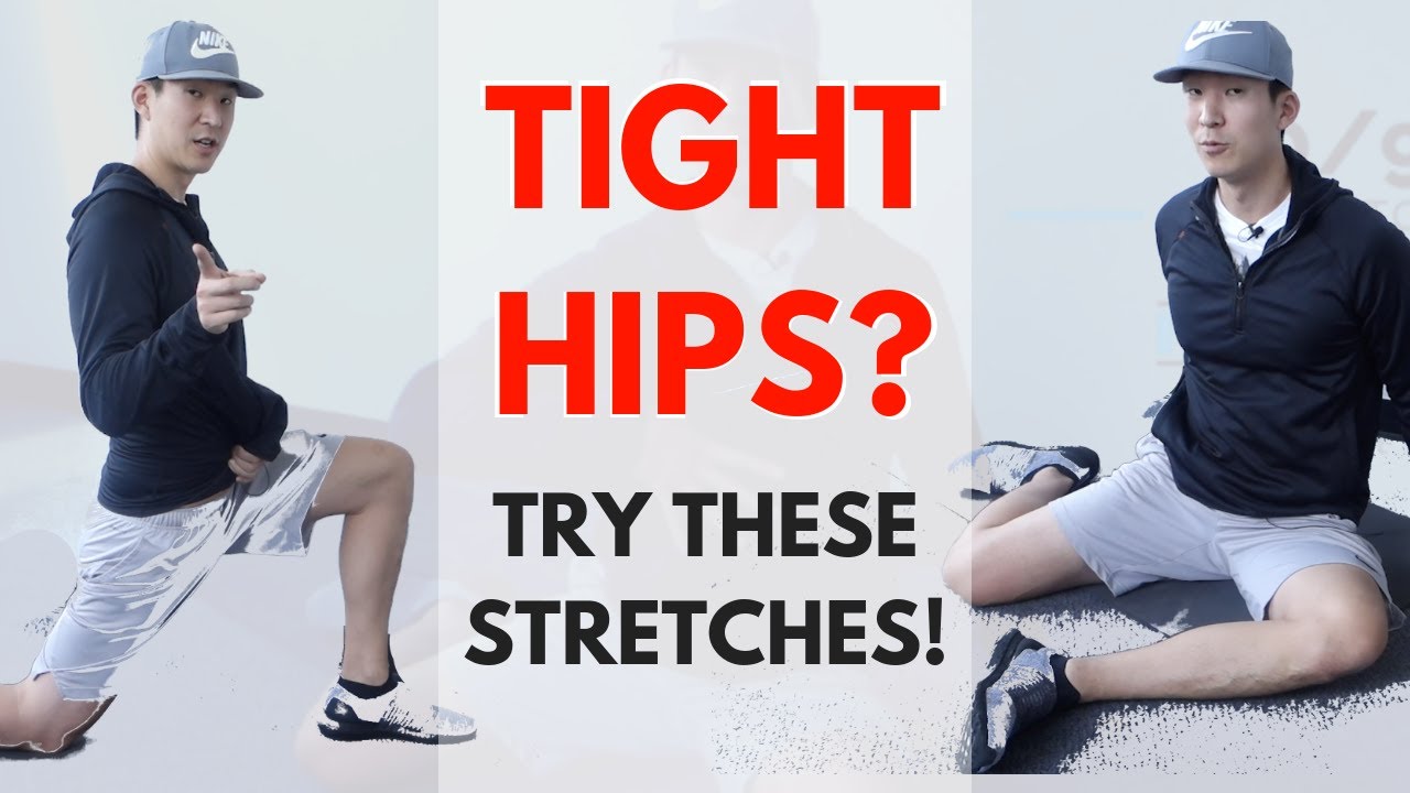 DO YOU HAVE TIGHT HIPS?  MY TOP HIP STRETCHES!