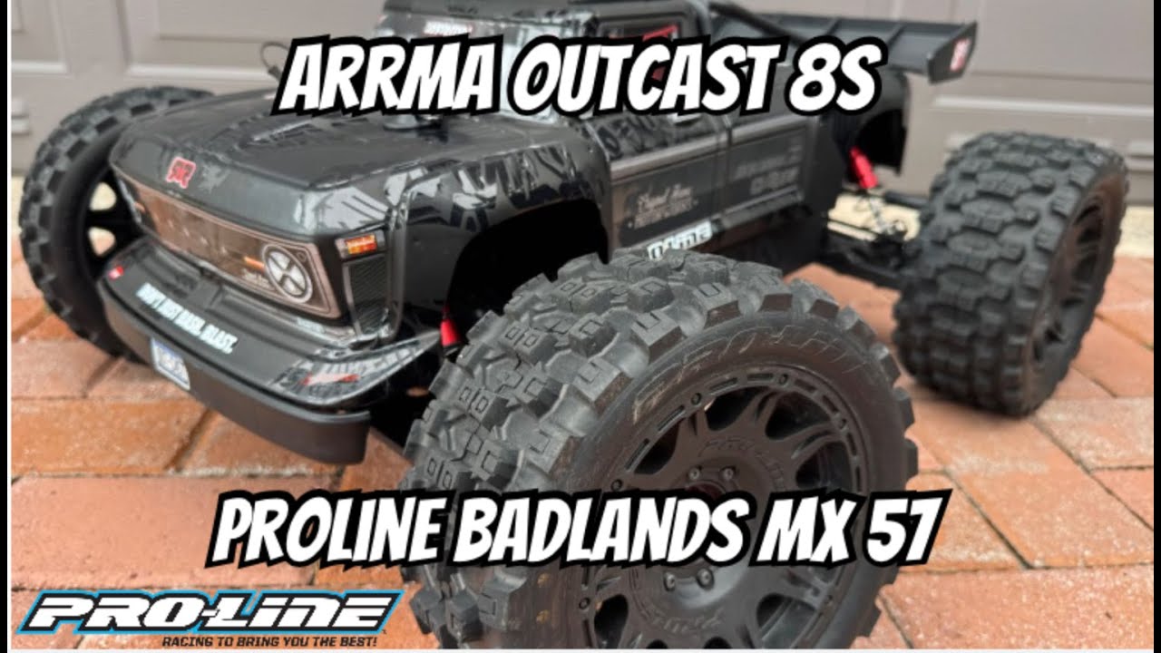 Arrma Outcast 8S EXB on Proline Badlands MX57 Is It Any Good?