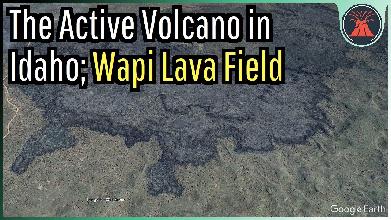 The Active Volcano in Idaho; Wapi Lava Field