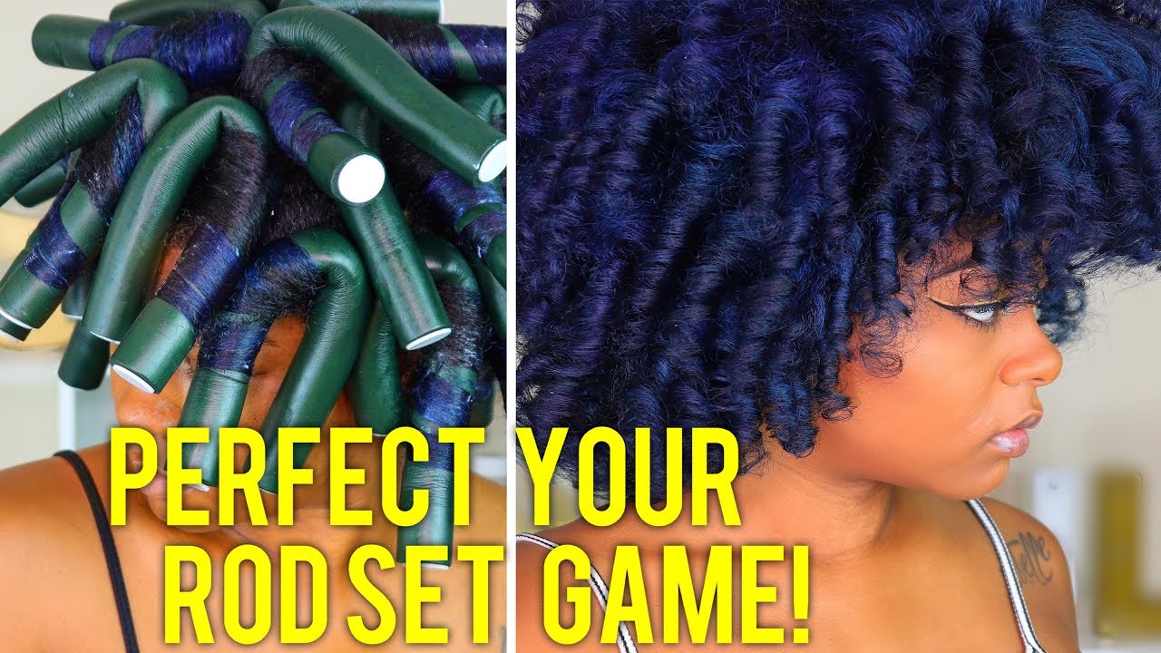 Jumbo Flexi Rods on Wet Natural Hair | The Trick to DEFINED + FLUFFY Rod Sets Every Time
