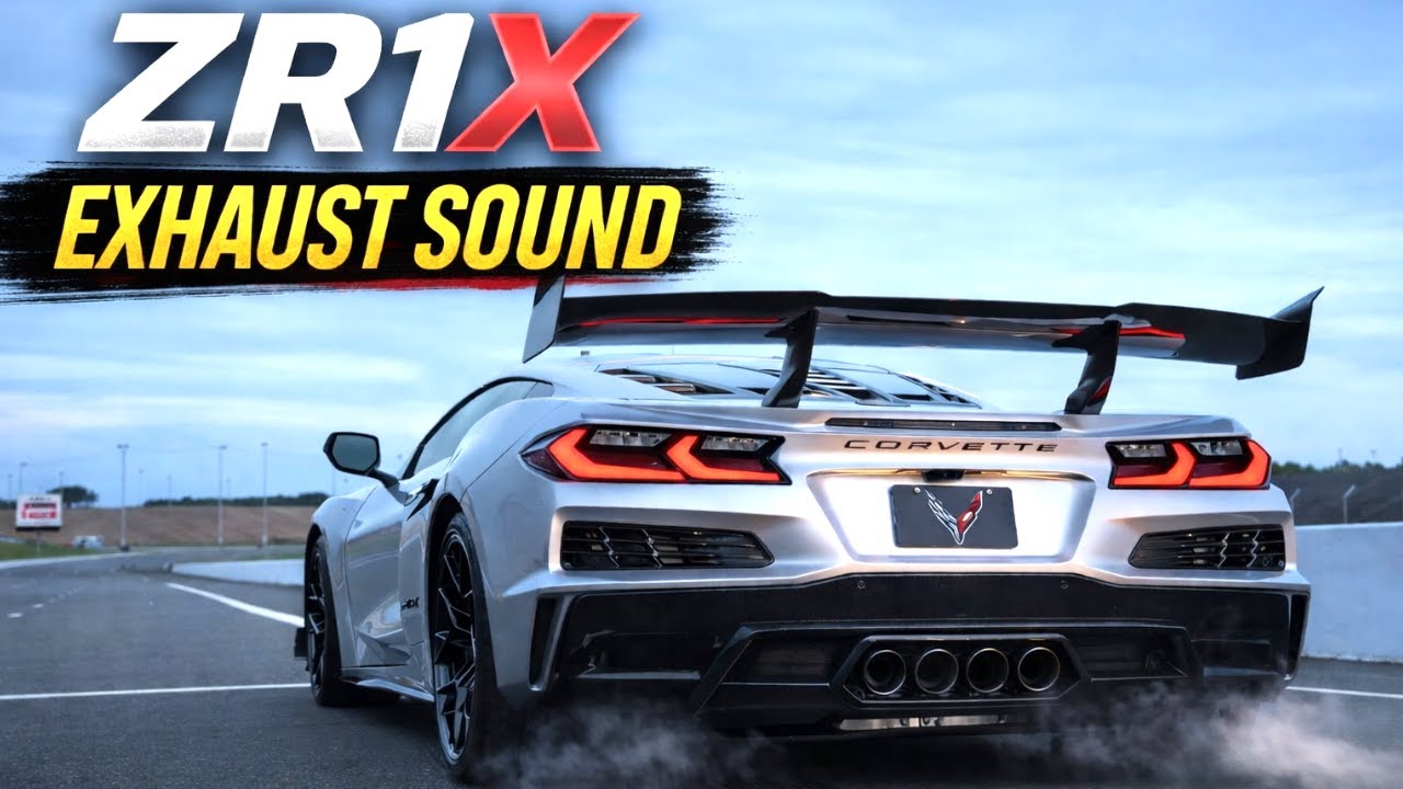 2026 Corvette ZR1X Exhaust Sound and 1250 HP Hybrid Power Is Unreal