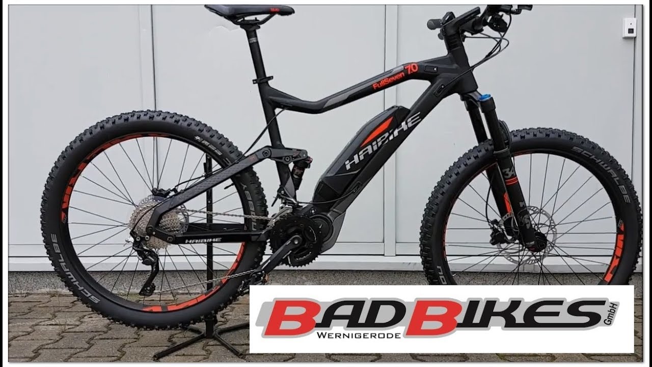 Haibike SDURO FullSeven 7.0 500Wh Yamaha PWX 80NM FOX 34 Float Elektro Fahrrad Mountain eBike 2017