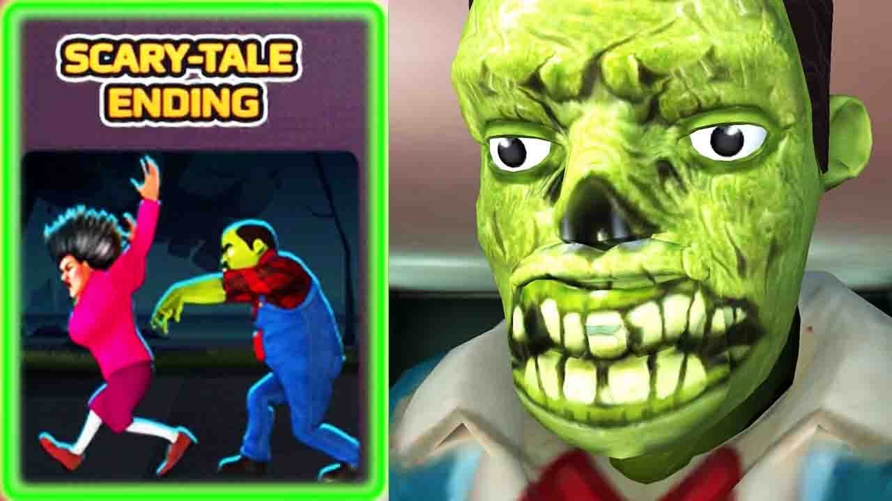 Scary Teacher 3D | miss T Scary Tale Ending Gameplay Walkthrough (iOS Android)