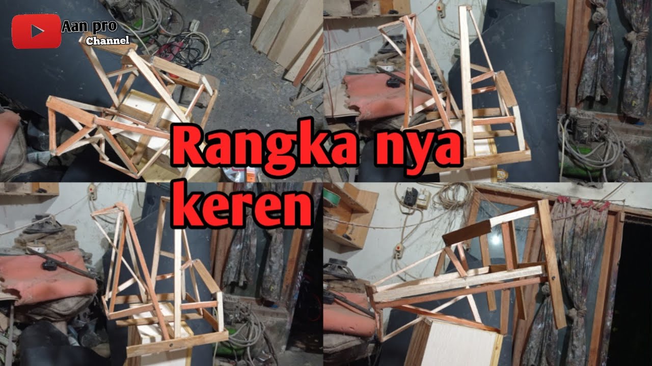 Layangan naga, Tutorial membuat rangka kepala naga dari kayu, yang keren