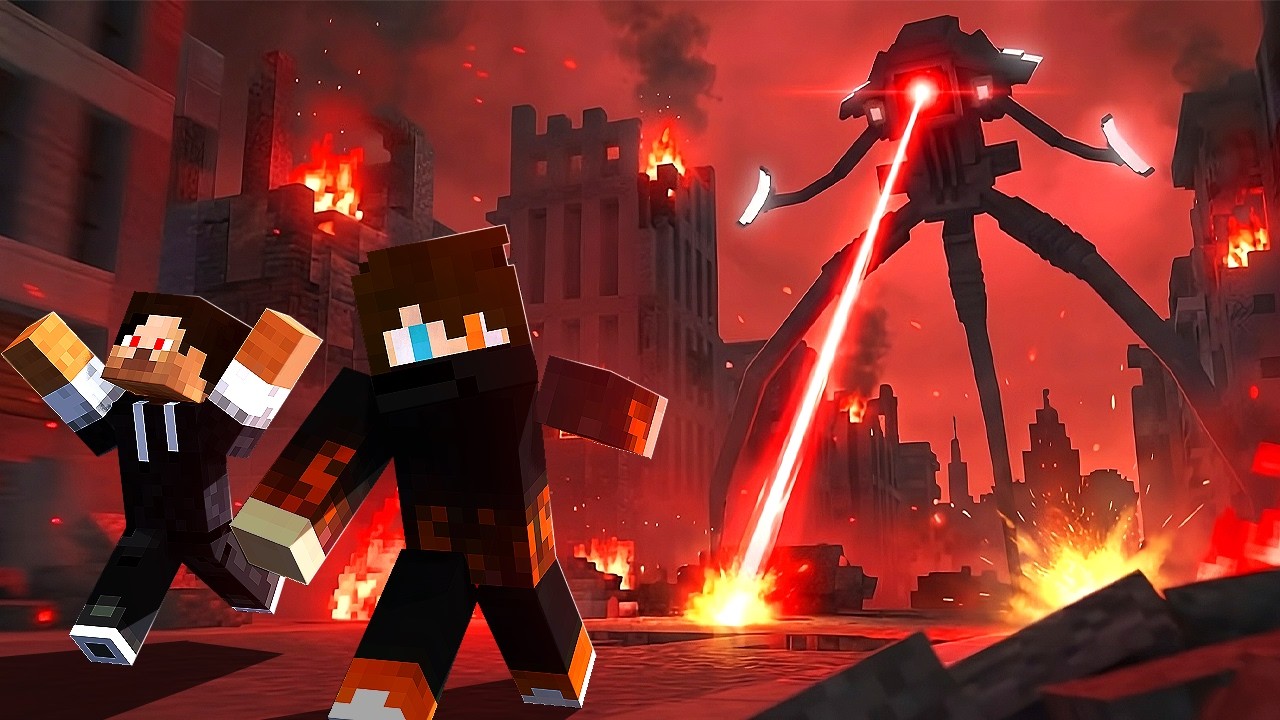 Legyőzzük az IDEGEN Inváziót Minecraftban!
