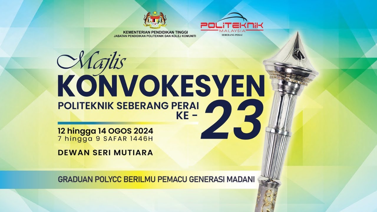 MAJLIS KONVOKESYEN POLITEKNIK SEBERANG PERAI KALI KE-23, SIDANG 3, RABU, 14 OGOS 2024