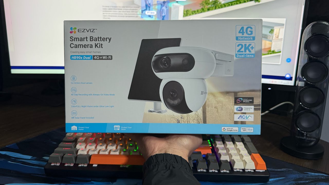 EZVIZ HB90X 4G WiFi – Tok yo‘q, Internet yo‘q joyda ham ishlaydigan BOMBA kamera! 😱 | 2026