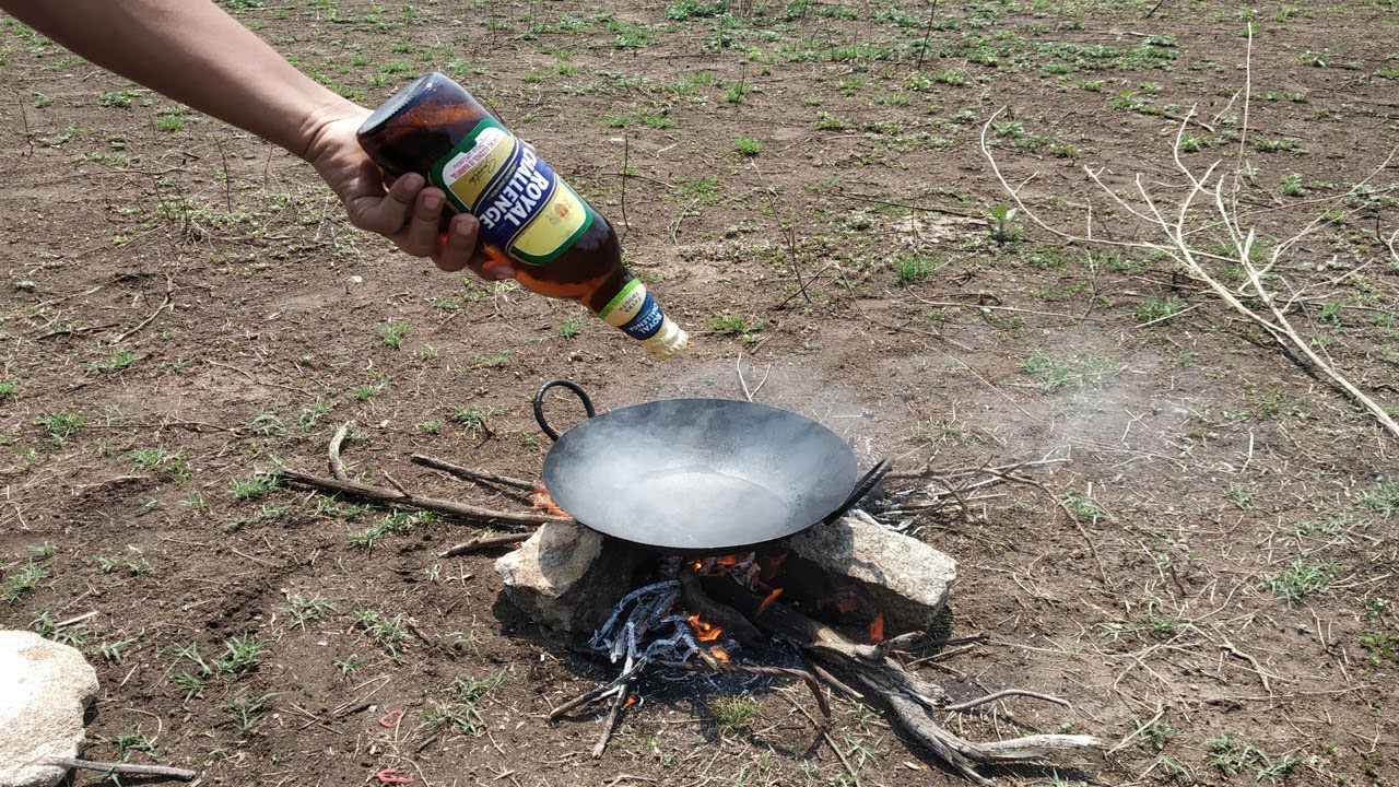 Beer VS Hot Oil Experiment | Hot oil vs Beer || Mr Puli
