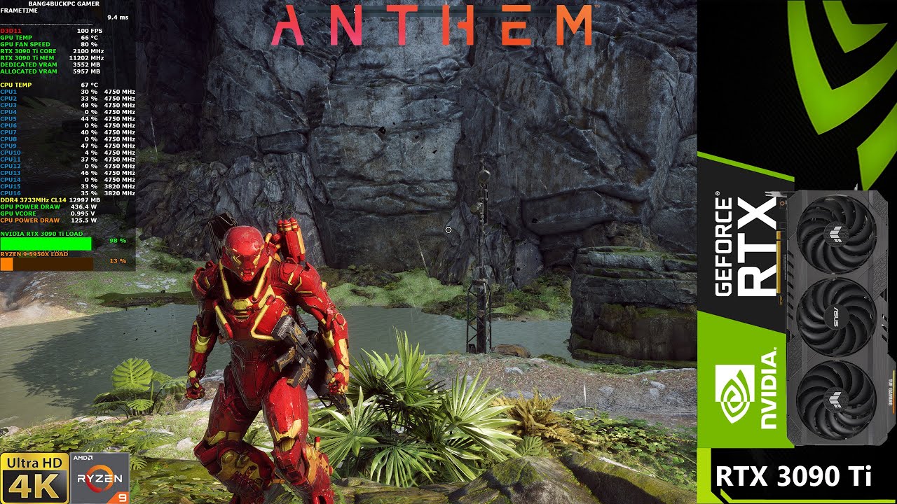 Anthem Ultra Settings 4K  | RTX 3090 Ti | Ryzen 5950X