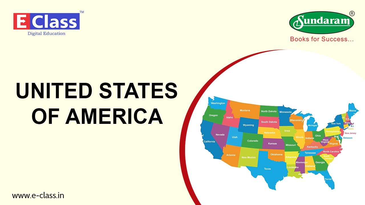 Sundaram Eclass Geography concepts (7-8th grade) : United States of America