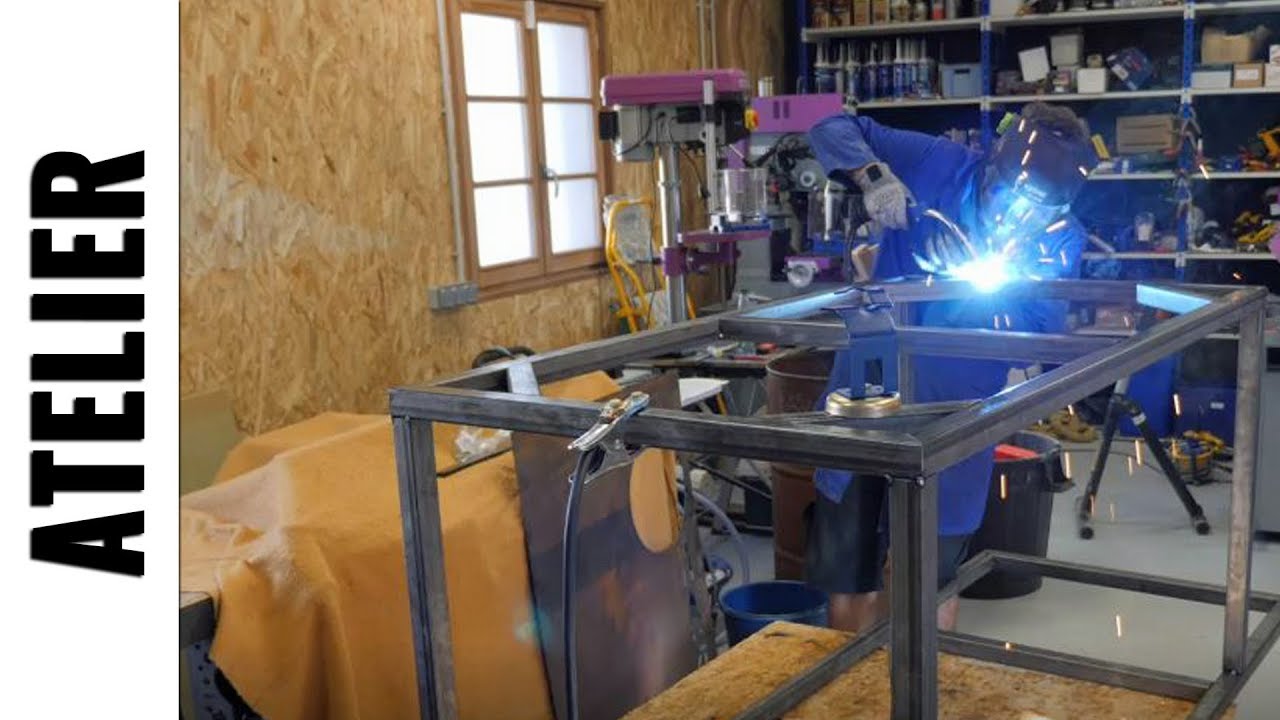 ► FABRIQUER UN ÉTABLI DE MAKER -  Partie 1 le métal - LJVS