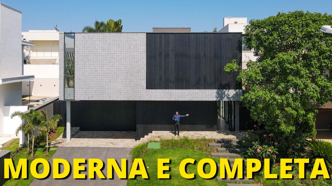 MODERNA DE ALTO LUXO | INCRÍVEL RESIDÊNCIA COMPLETA À VENDA NO ALPHAVILLE FLAMBOYANT | GOIÂNIA