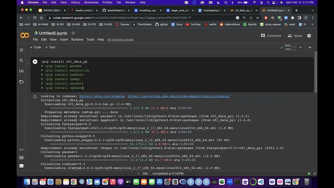 Logistic Regression Modeling With NFL Data in Python (2023)