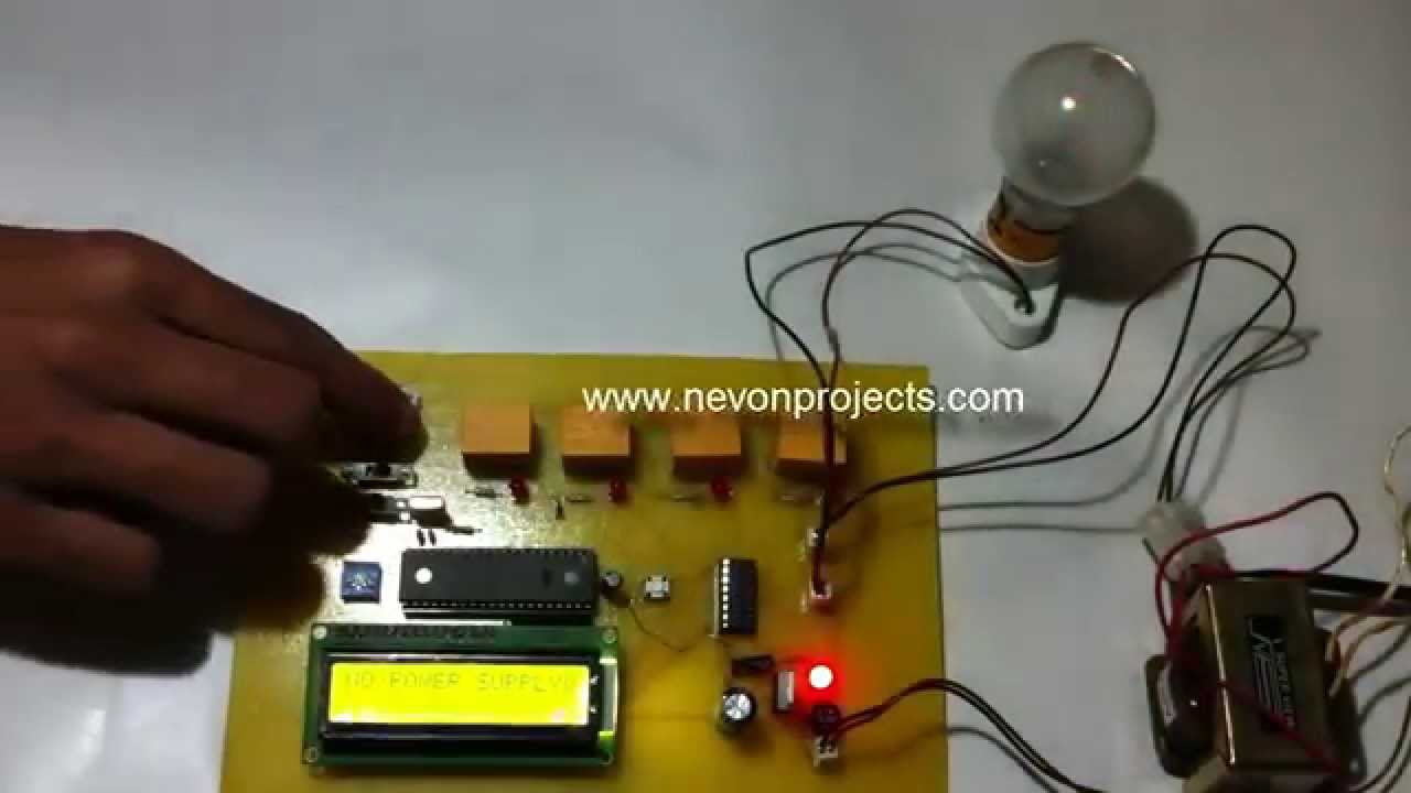 Multi-Power Supply Using 4 Different Sources For No Break Power Supply