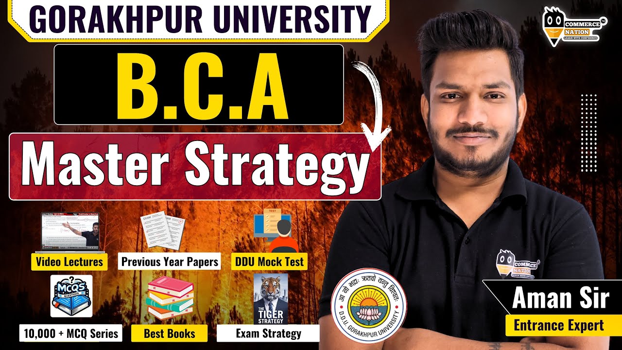 DDU Gorakhpur University Entrance B.C.A Entrance Exam 2025 Master Strategy | Watch Now #ddu