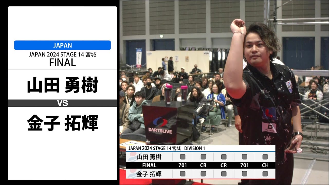 【山田 勇樹 VS 金子 拓輝】JAPAN 2024 STAGE14 宮城 FINAL