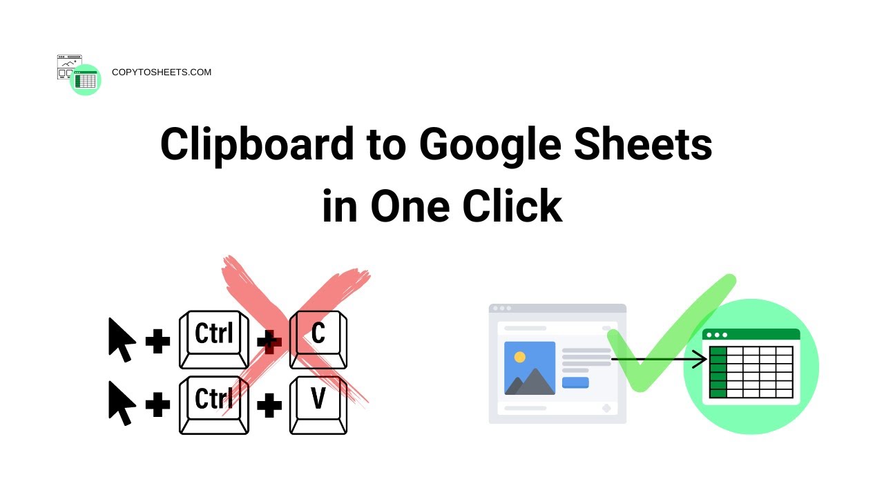 Auto copy from clipboard into Google Sheets.