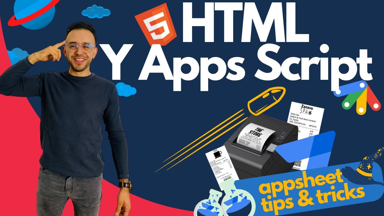 ⚗ Impresión de ticket con HTML y Apps Script (Avanzado) en Appsheet