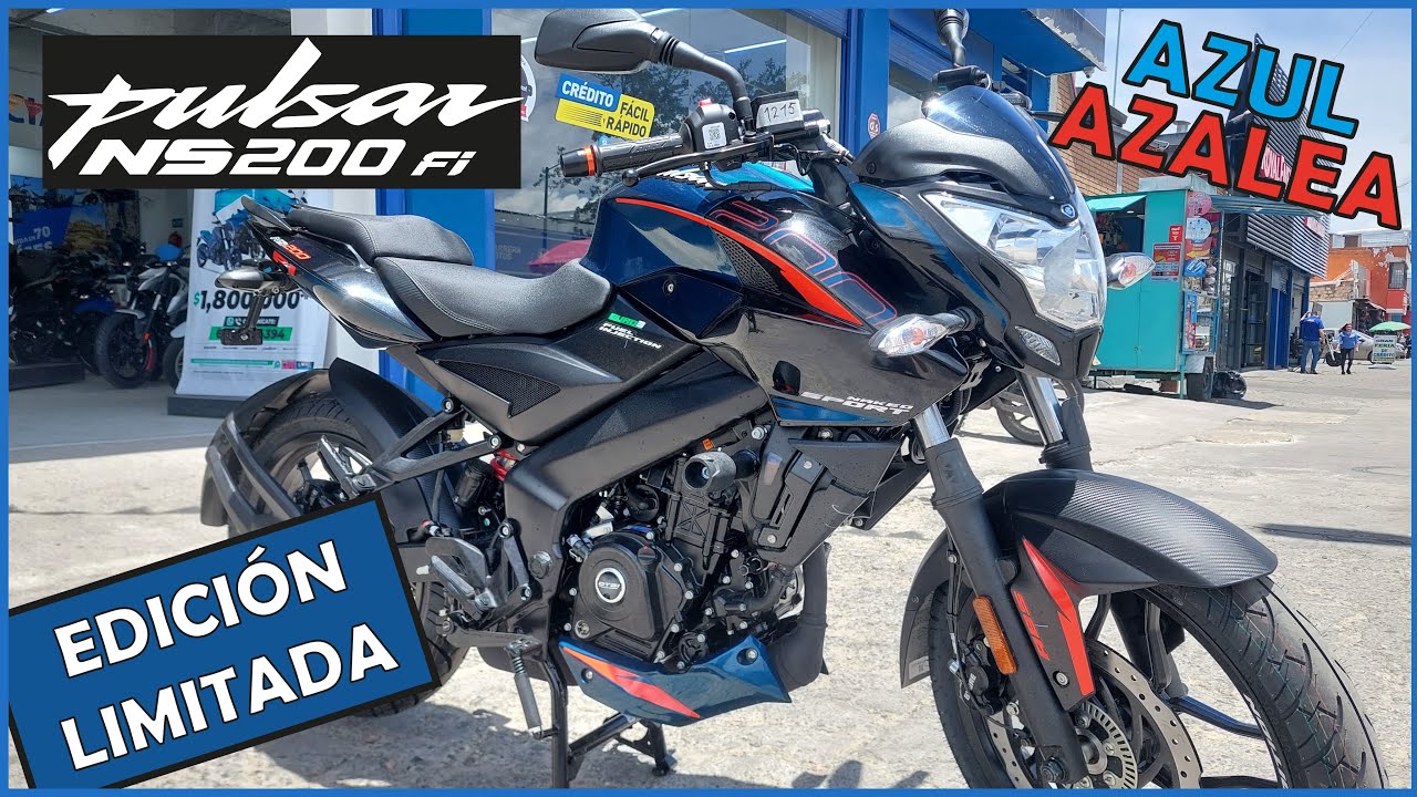 NUEVA NS200 Edición Especial 2024 | Azul Azalea Naranja | @locoporlasmotos
