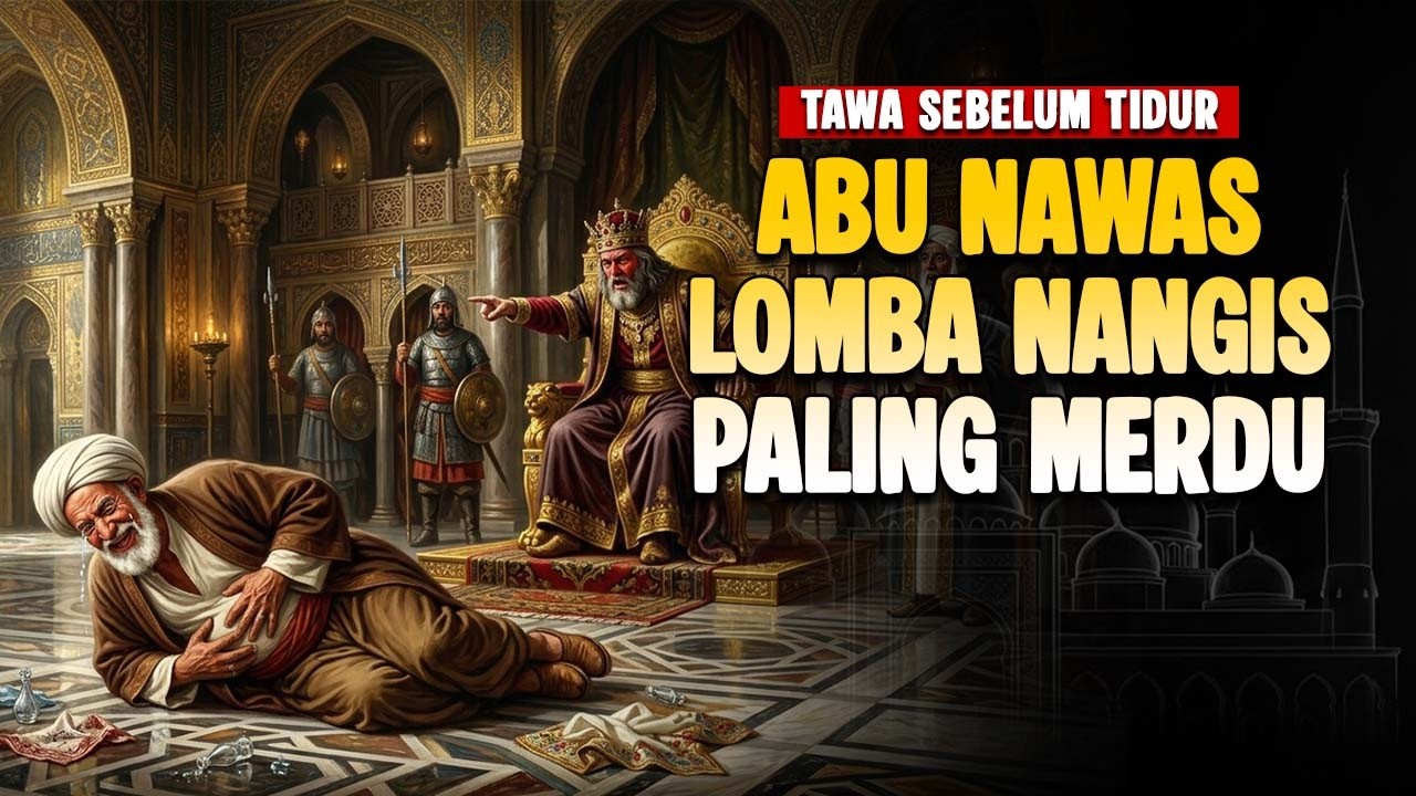 ABU NAWAS LOMBA MENANGIS PALING MERDU — KISAH LUCU PENGANTAR TIDUR