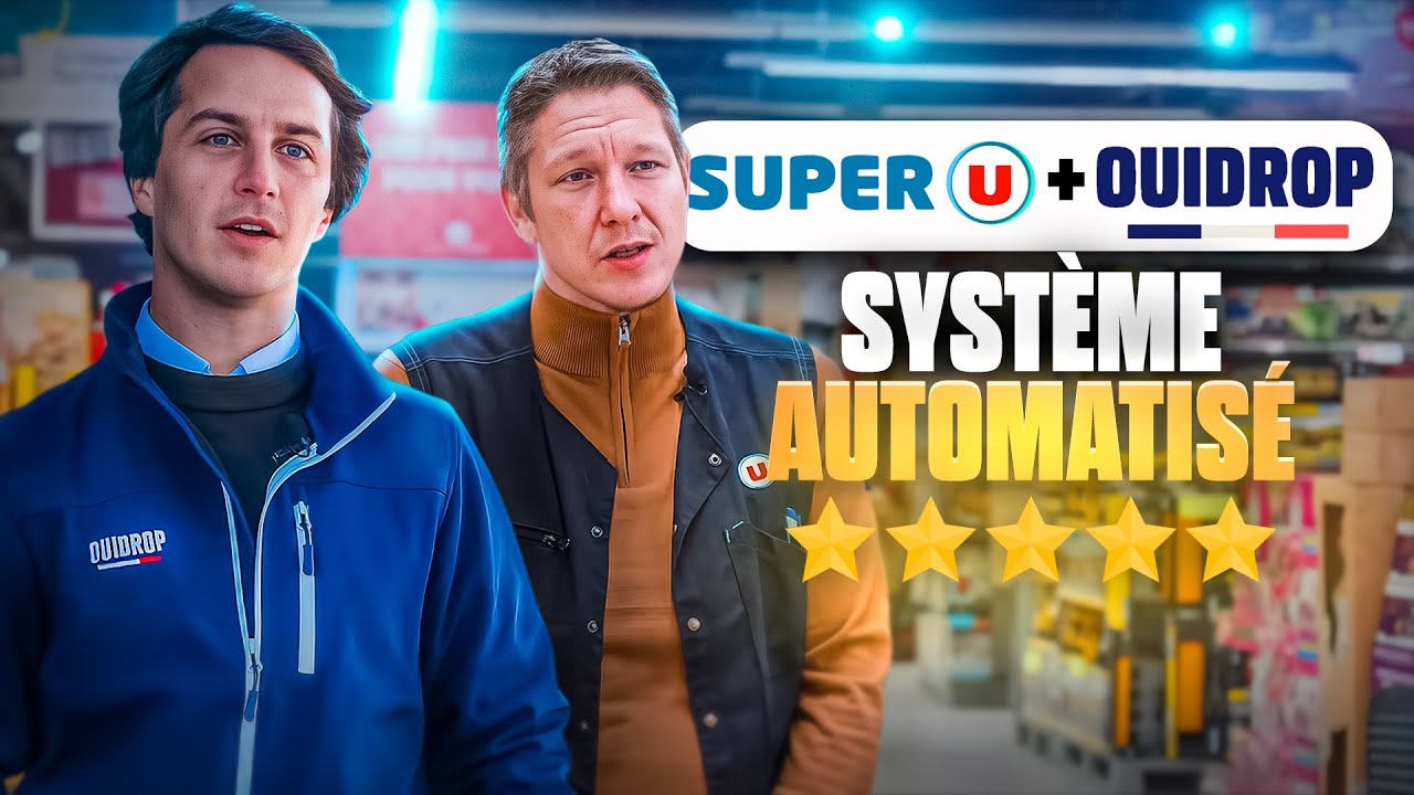 À Pontarlier, l'Hyper U s'est dôté d'un système automatisé pour son Drive