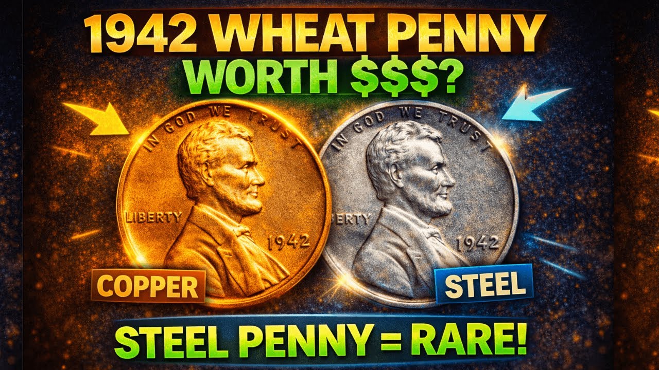1942 Wheat Penny Value 💰 Copper vs Steel &ndash; Worth Thousands?